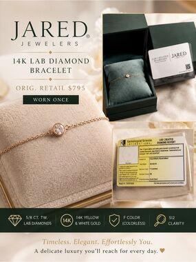 14K Gold Diamond Bracelet